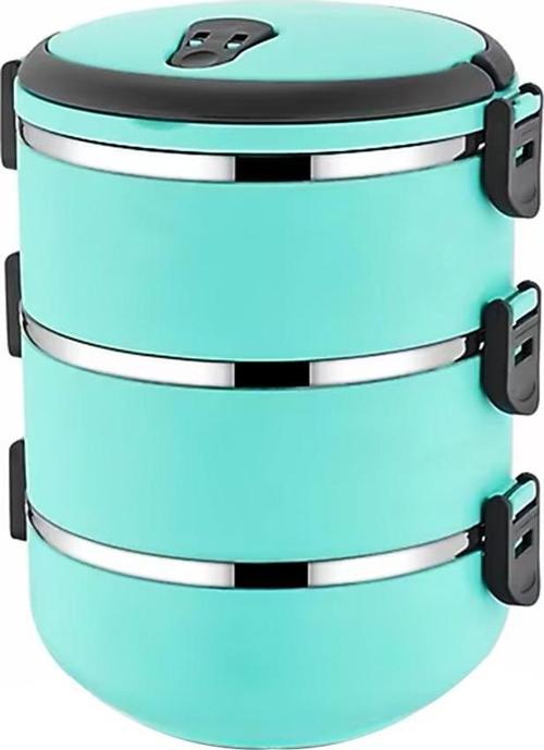 TURKUAZ 3LÜ SEFER TASI SAKLAMA KABI 1.8LT (4401)