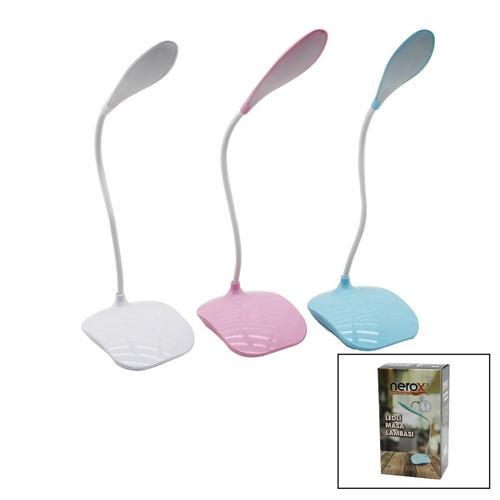 2IN1=ŞARJLI - PİLLİ 18LEDLİ MASA LAMBASI OYNAR BAŞ -DOKUNMATİK AÇ KAPA - 3 KADEME IŞIK (4401)