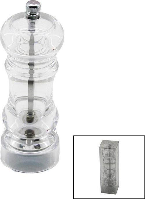 BÜYÜK   ŞEFFAF MİKA KRİSTAL PLASTİK  BAHARAT ÖĞÜTÜCÜ (4401)