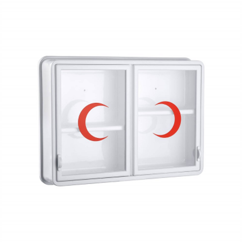 CAM 2 KAPAKLI ECZA DOLABI 35x49x10 cm (4401)