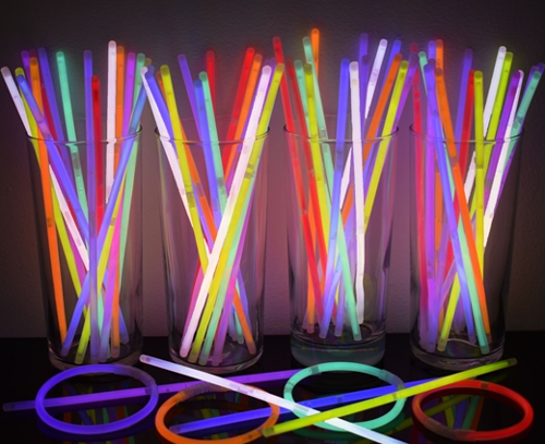 Glow Fosforlu Neon Bileklik 50 Adet (4401)