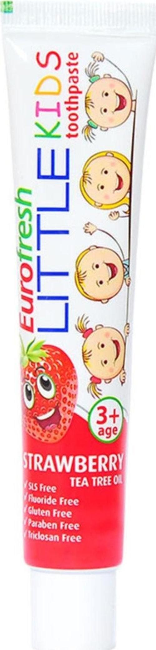 Eurofresh 3 Yaş Üzeri Çocuklar için Çilek Aromalı Diş Macunu- Little Kids 50 g 8690131674311