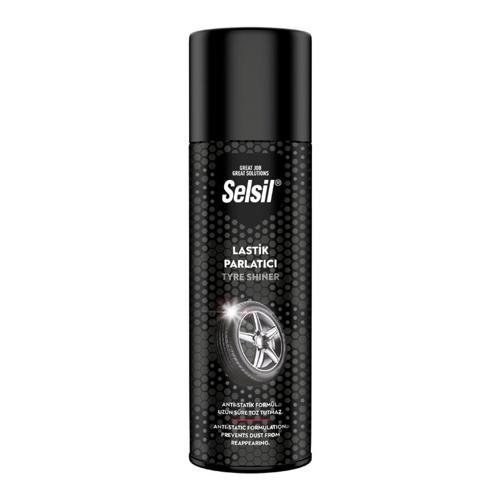 SELSİL OTO - ARAÇ LASTİK PARLATICI - TEMİZLEYİCİ SPREY 500ML (4401)