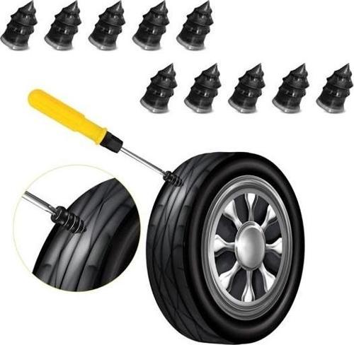10 Adet Çok Amaçlı Kolay Kullanılabilir Araba Lastiği Tamir Kauçuğu (4401)