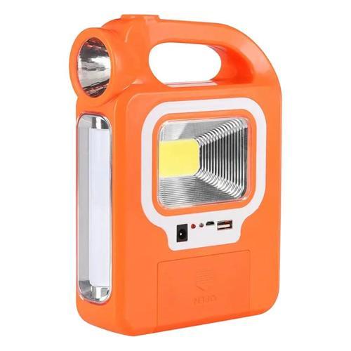 HB-6399A COB LEDLİ SOLARLI 3 KADEMELİ USB ÇIKIŞLI ŞARJLI IŞILDAK FENER (2 PARÇA AMPULÜ UNUTMA) (4401)