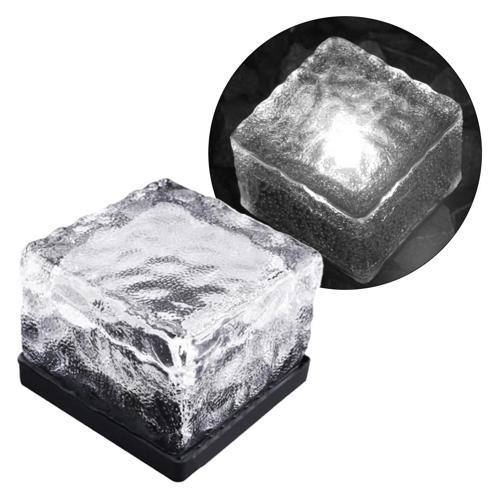 SOLAR LEDLİ BEYAZ TUĞLA GÖRÜNÜMLÜ BAHÇE DEKORASYON AYDINLATMA (4401)