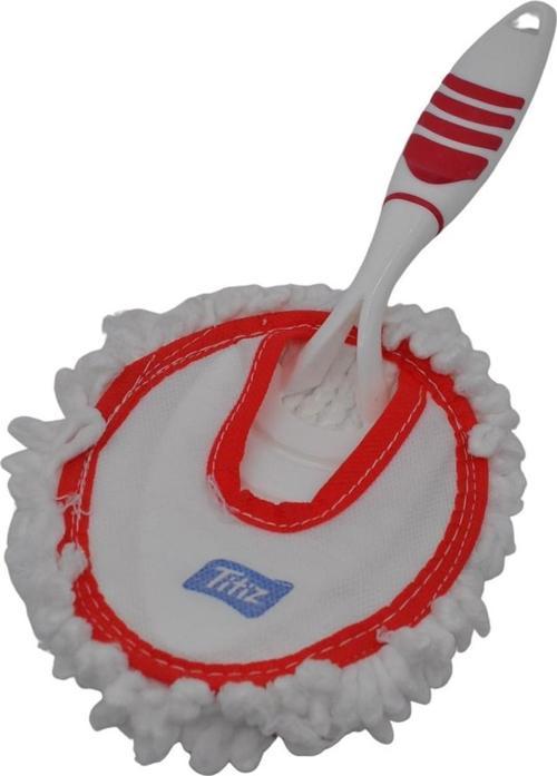 Mikrofiber Duster Toz Leke Kir Alıcı Temizleyici Tutacaklı Temizlik Bezi Aparatı Malzemesi (4401)