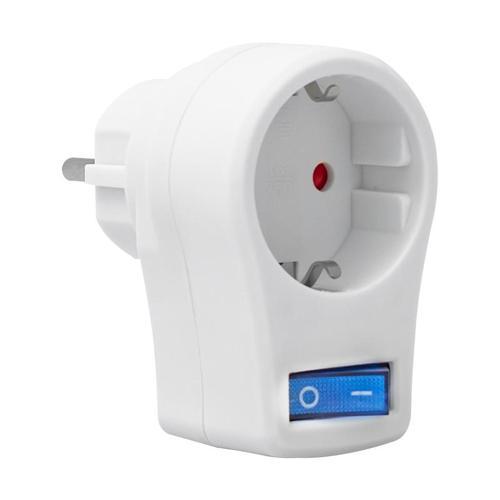 16816 TEKLİ BEYAZ ANAHTARLI AKIM KORUMALI PRİZ (10A-2510W) (İNTERNET SATIŞI 100 TL ALTI YASAK) (4401)