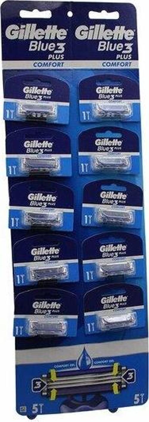 GİLLETTE BLUE3 JİLET KARTELALI 10 PARÇA (4401)
