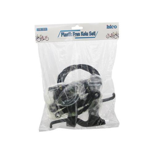 PLASTİK BİSİKLET FREN TAKIMI SET 2PCS FREN KOLU - 1PCS FREN TELİ  - 4PCS FREN MEKANİZMA - PABUÇ (4401)