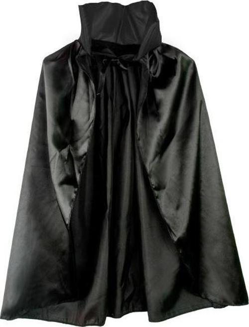 Siyah Renk Yakalı Halloween Pelerini 90 cm (4401)