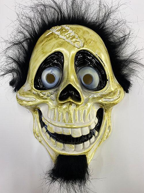 Siyah Peluş Saçlı Coco Hector Rivera Maskesi 25x23 cm (4401)