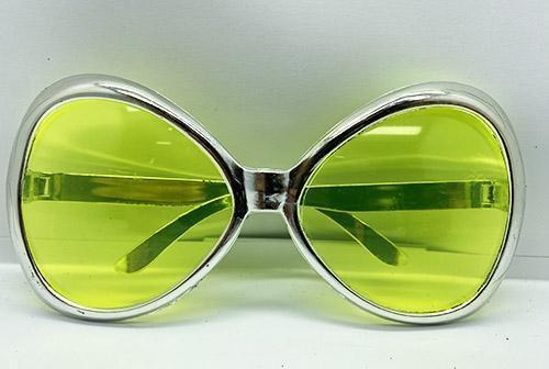 Yeşilçam Temalı Parti Gözlüğü Gümüş Renk 7x16 cm (4401)