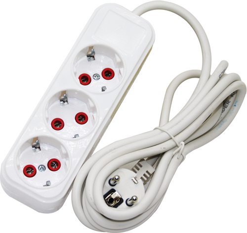 3LÜ 5MT UZATMA KABLO GRUP PRİZ (4401)