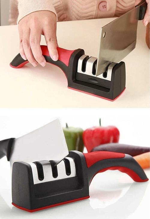 3 Aşamalı Bıçak Makas Bileyici Keskinleştirme Aleti (4401)