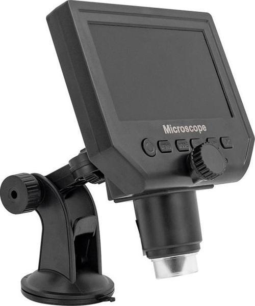 4.3 LCD DIGITAL EKRANLI 3.6 MP HD TAŞINABİLİR MİKROSKOP (1-600X ZOOM-LİTYUM PİLLİ) (4401)