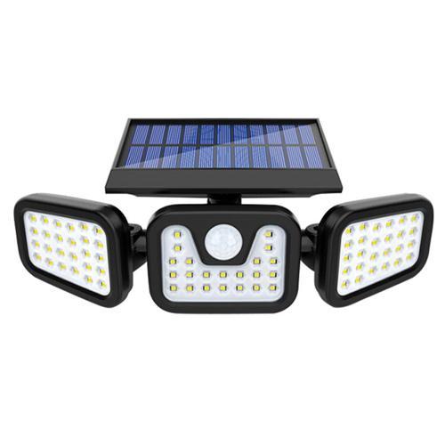 MX-W771A SENSÖRLÜ 3 MODLU 74 LEDLİ SOLAR AYDINLATMALI DUVAR LAMBASI (4401)