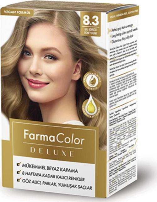 Farmacolor Deluxe Saç Boyası Bal Köpüğü 8.3