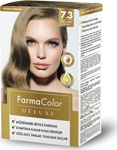 Farmacolor Deluxe Saç Boyası Fındık Kabuğu 7.3