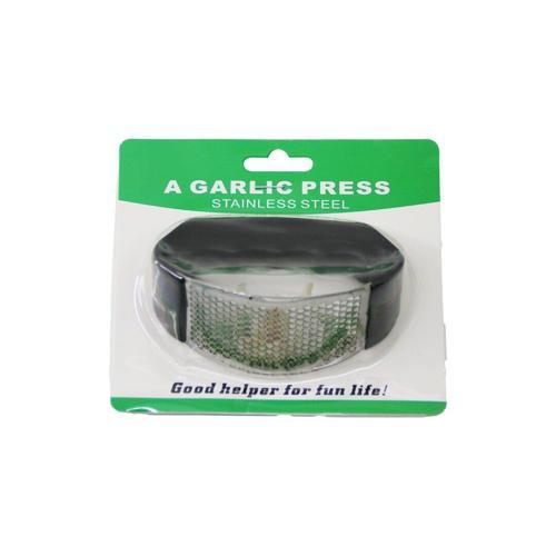 GARLIC PRESS  METAL ZIRH MODELİ SARIMSAK EZİCİ  PLASTİK TUTAMAÇLI (4401)
