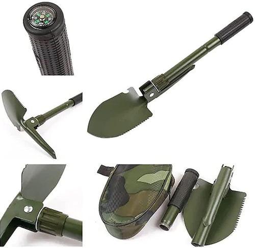 Katlanabilir Metal Kürek Seti Katlanır Kamp Küreği (4401)