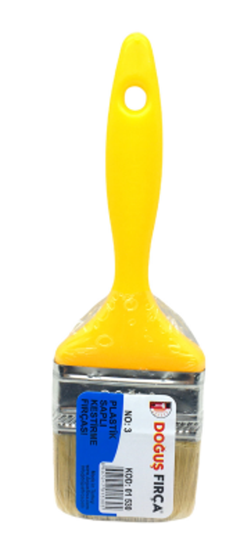 NO-3 PLASTİK SAPLI KESTİRME FIRÇASI (4401)
