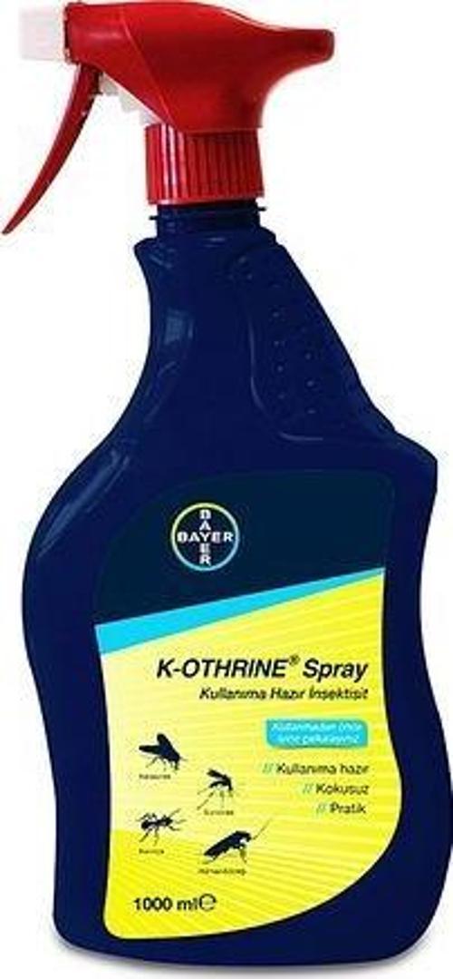 BAYER K-OTHRINE 1000ML SIVI HAŞERE İLAÇ SPREY KOKUSUZ İNTEKTİSİT (146)