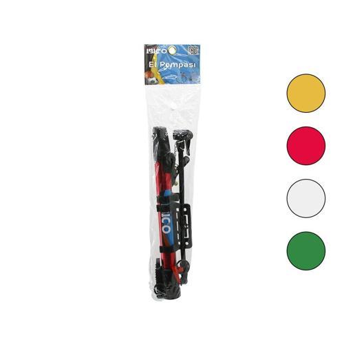 MANDALLI UÇ MİNİ EL POMPASI BİSİKLET- TOP BİSİKLET MONTAJ APARATLI 30CM HORTUM - TOP İĞNE - UÇ (4401)