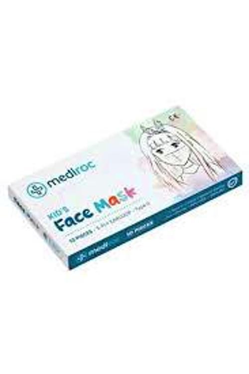 BEYAZ ÇOCUK MASKESİ LASTİKLİ 10 PARÇA (4401)