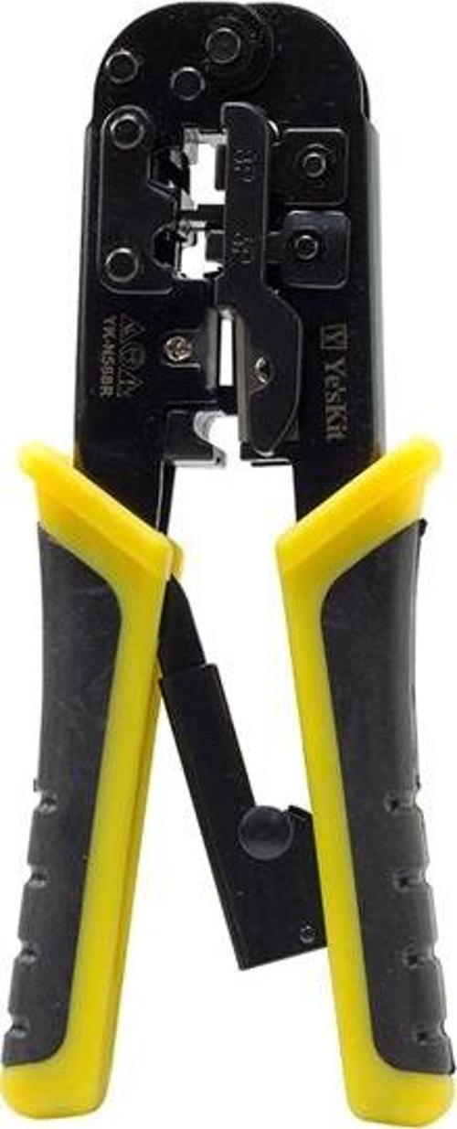 KABLO TEST CİHAZI + RJ11-RJ12-RJ45 ÇAKMA PENSESİ SET (4401)