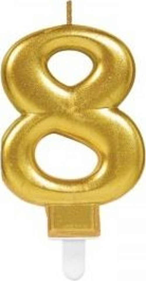 8 Rakam Mum Gold Renk (4401)