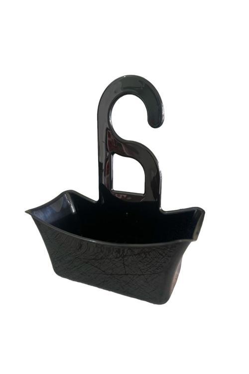 Hook Çok Amaçlı Duş Banyo Sepeti Organizer - Siyah