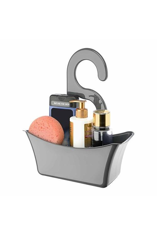 Kancalı Çok Amaçlı Banyo Sepeti 2 Li Tp-583 Duş Sepeti Banyo Sepeti Lif Şampuan Kutusu 42