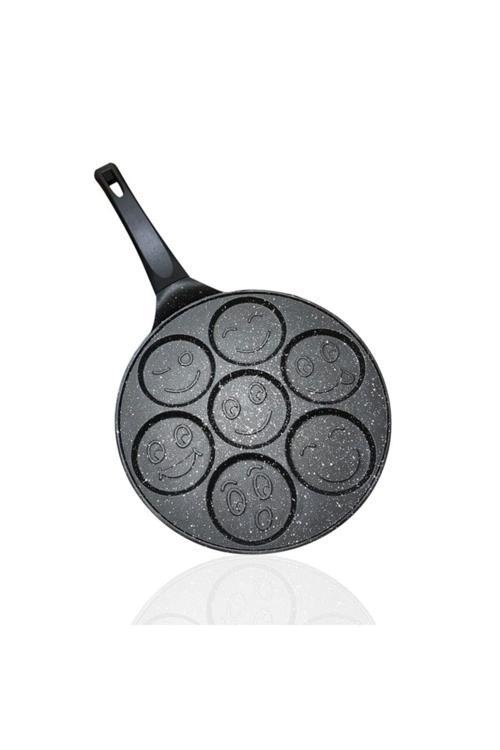 Emoji Pancake Tavası Döküm Pankek Tavası 26 Cm