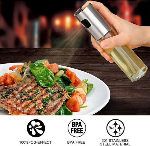 Sprey Yağdanlık Sıvı Yağ Zeytinyağı Pompası Yağlık Ve Sirkelik 100 Ml