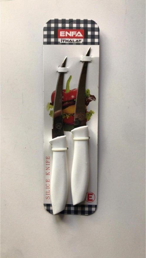 Tırtırlı 19,5 Cm 2 Li Bıçak Seti