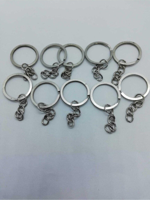 2.5 Cm Silver Anahtarlık Halkası 10 Adet