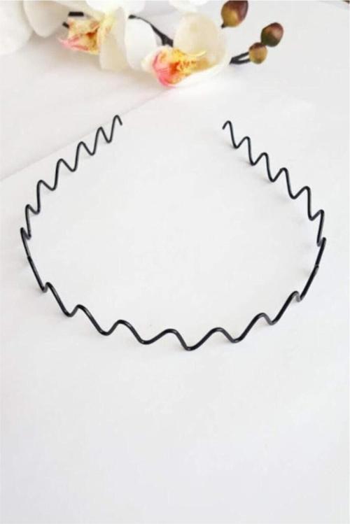 Zigzag Tel Erkek Kadın Sporcu Saç Tokası Taç