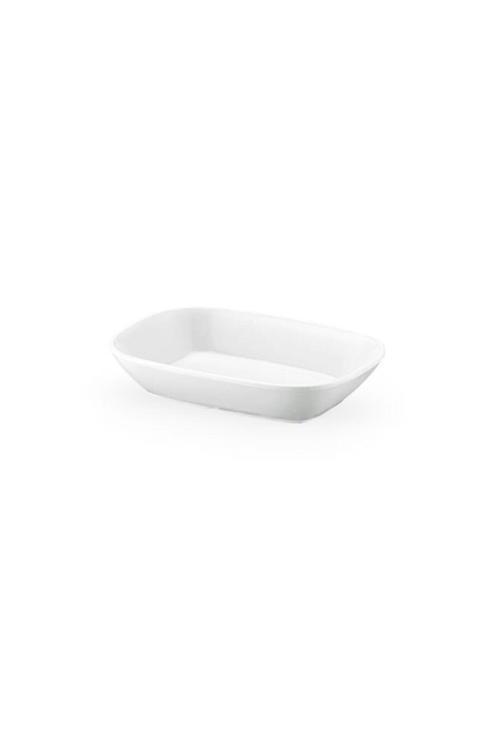 Melamin Kayık Tabak 6 Lı 14X10 Cm Kahvaltılık Kırılmaz Beyaz Tabak No:1