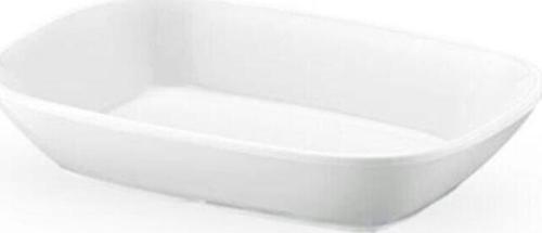 Melamin Kayık Tabak 6 Lı 14X10 Cm Kahvaltılık Kırılmaz Beyaz Tabak No:1