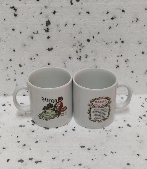 Porselen Başak Burç Kupa Bardak