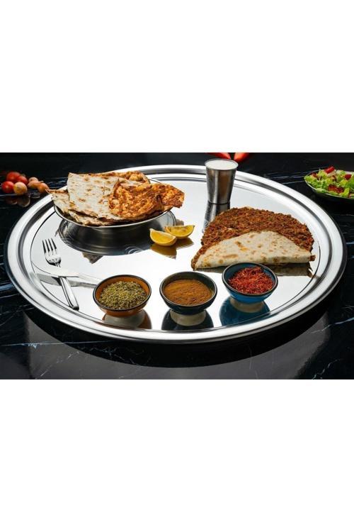 Paslanmaz Çelik Yer Sofrası Tepsi Sini No: 7 43 Cm Adet Sayısı 1