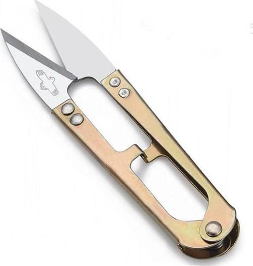 Mivela Konfeksiyon Iplik Temizleme Makası Metal Kasalı Kılıflı