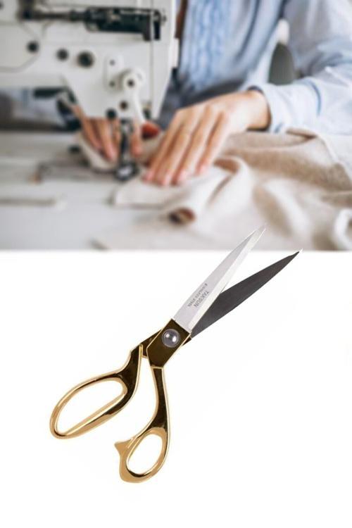 Kumaş Kot Deri Kesim Profesyonel Terzi Makası Çelik Büyük Boy