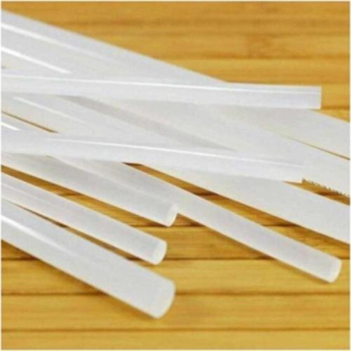 10 Adet Ince Silikon Çubuk Sıcak Silikon Tabanca Mumu Seffaf Silikon Mumu