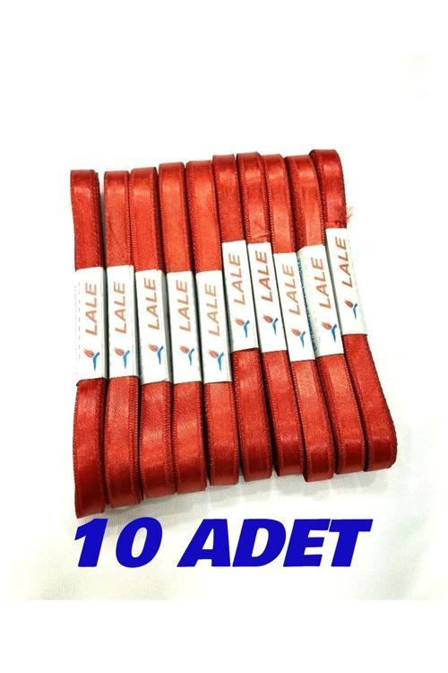 100 Metre Kırmızı Saten Kurdele,Kurdela, Kurdale ,Seten Kurdele ,1 Cm, 10 Top ,Toplam 100 Metre.