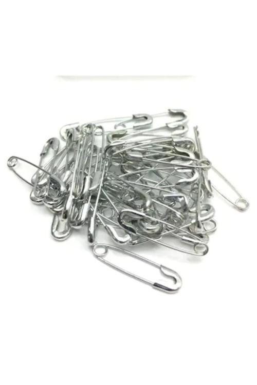Çengelli Iğne Mini Takılık Iğne-Takı Iğnesi (100'Lü) Paket-Gümüş