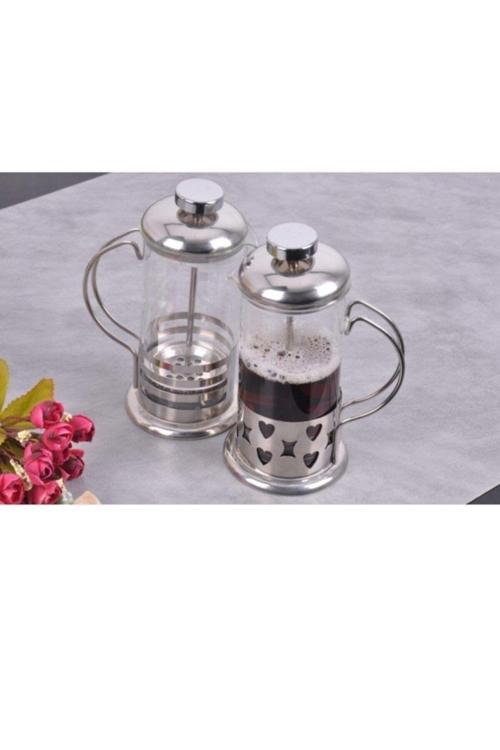 French Press Bitki Çayı Bardağı 600 Ml Filtre Kahve Demlik 2 Adet