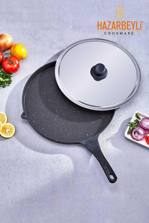 A Kalite 34 Cm Döküm Granit Balık Tavası