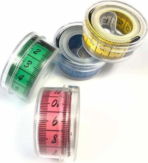 Mezura 150Cm Koruma Kapaklı Terzi Mezurası Renkli – Dikiş Makinesi Aksesuarı